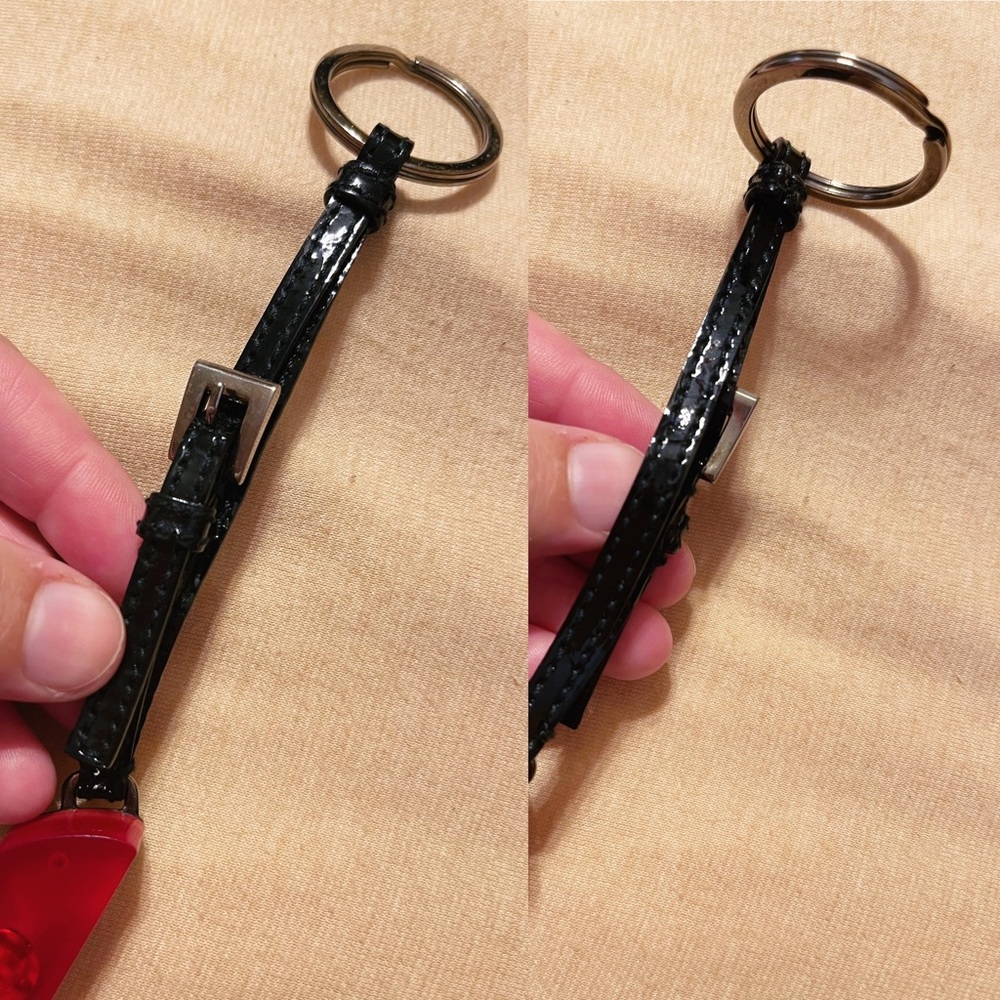 Auth. Prada Rare Trick Acrylic Lipstick Keychain - Picture 10 of 13